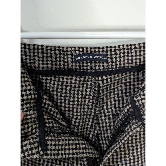 Brandy Melville Checkered Elastic Waist Pants - Picture 8 of 8